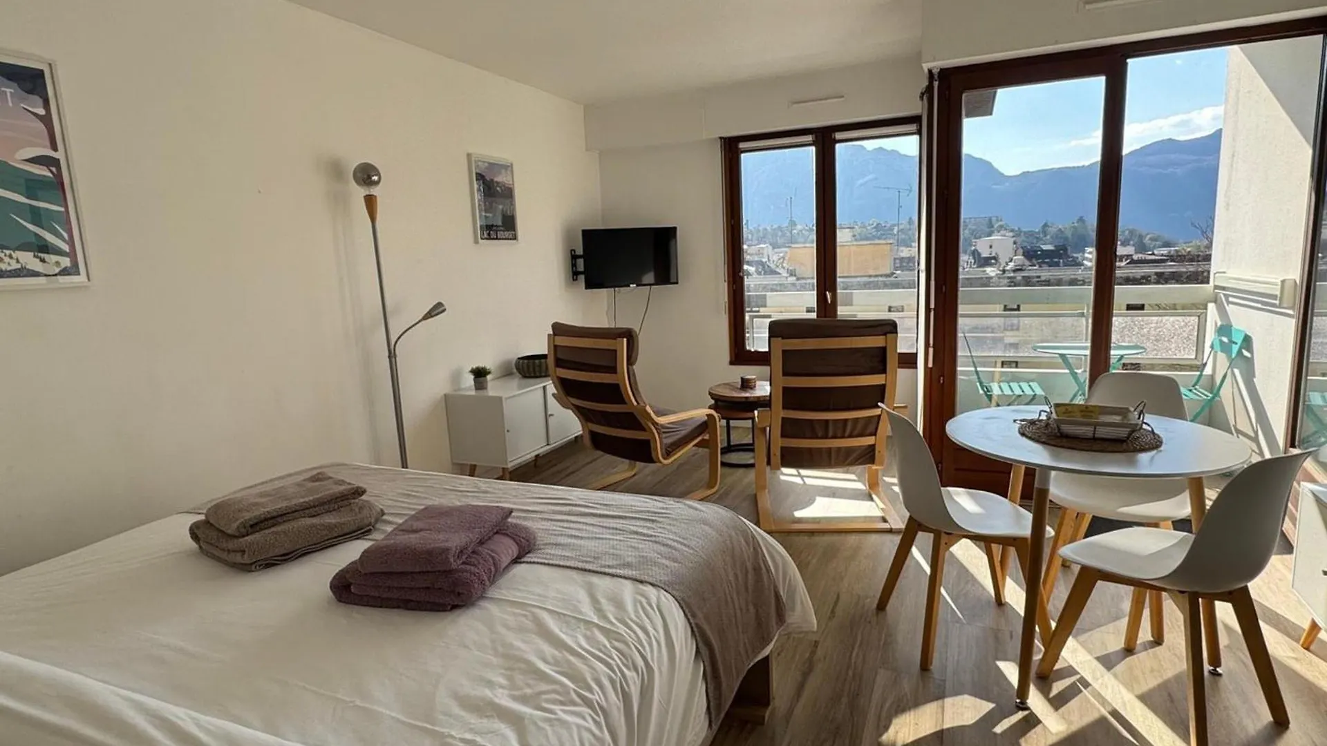 Studio Moderne Et Cosy, Bien Situe, Vue Montagne, Wifi - Fr-1-555-114 Aix-les-Bains